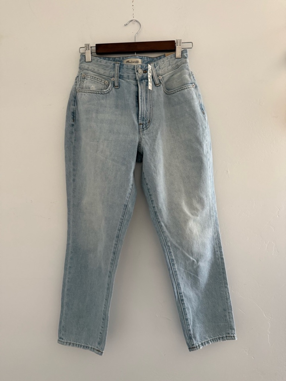 Madewell NWT Light Wash Women’s Jeans - Classic Vintage perfect 25 petite